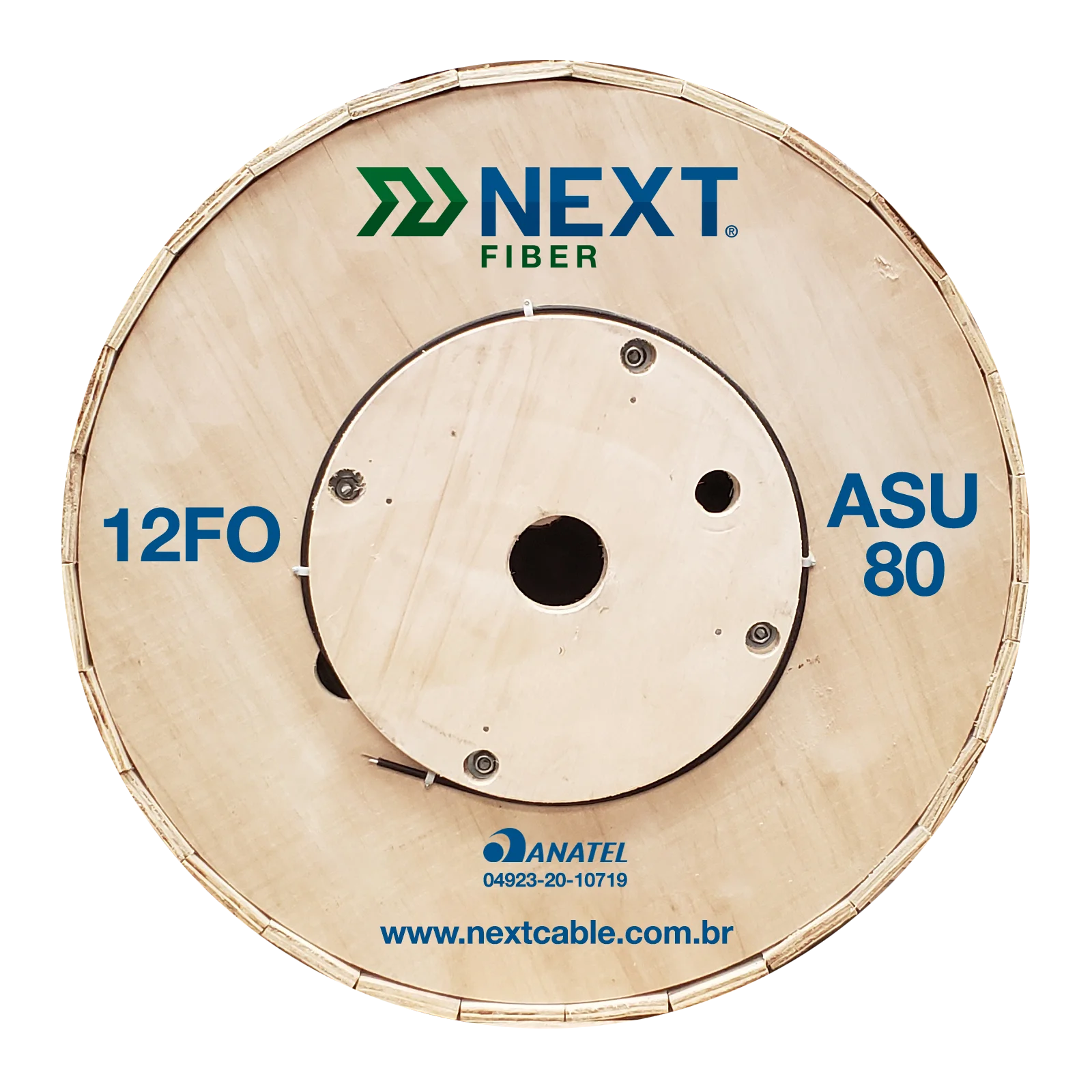 CABO ÓPTICO CFOA SM ASU80 12FO BOB 3KM -NEXT FIBER