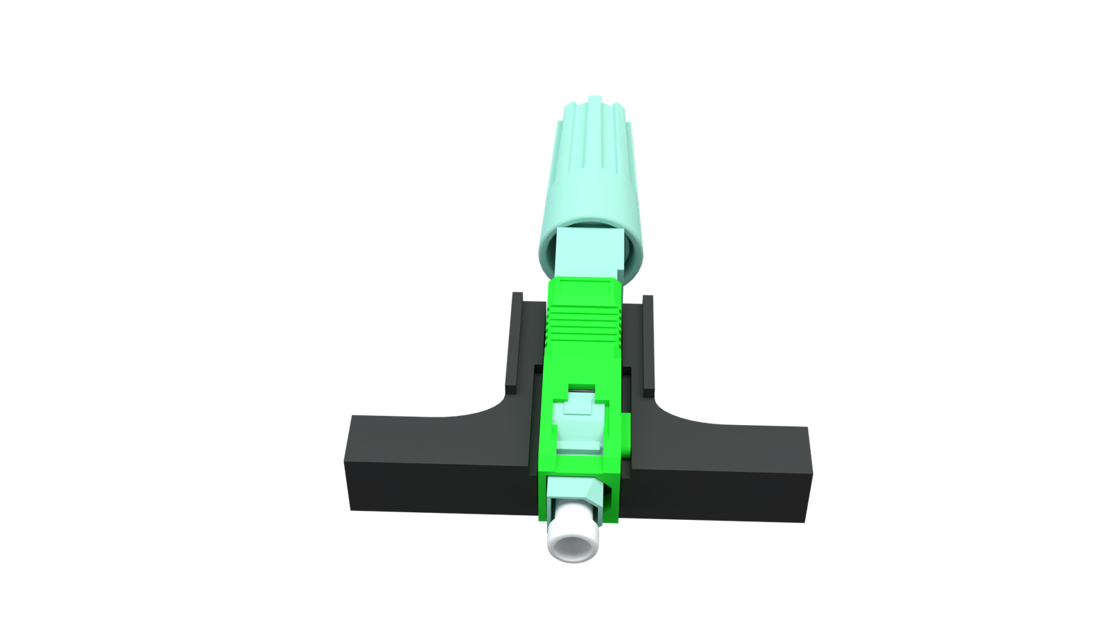 CONECTOR ÓPTICO TIPO T ROSCA SC/APC- 2 FLEX