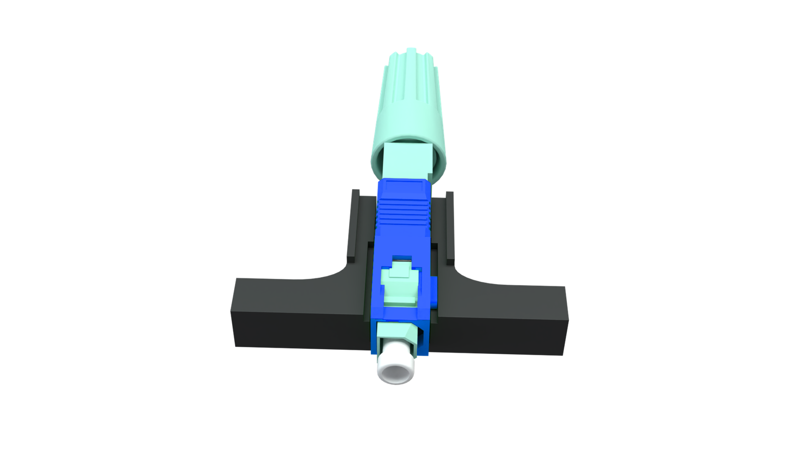 CONECTOR ÓPTICO TIPO T ROSCA SC/UPC- 2 FLEX