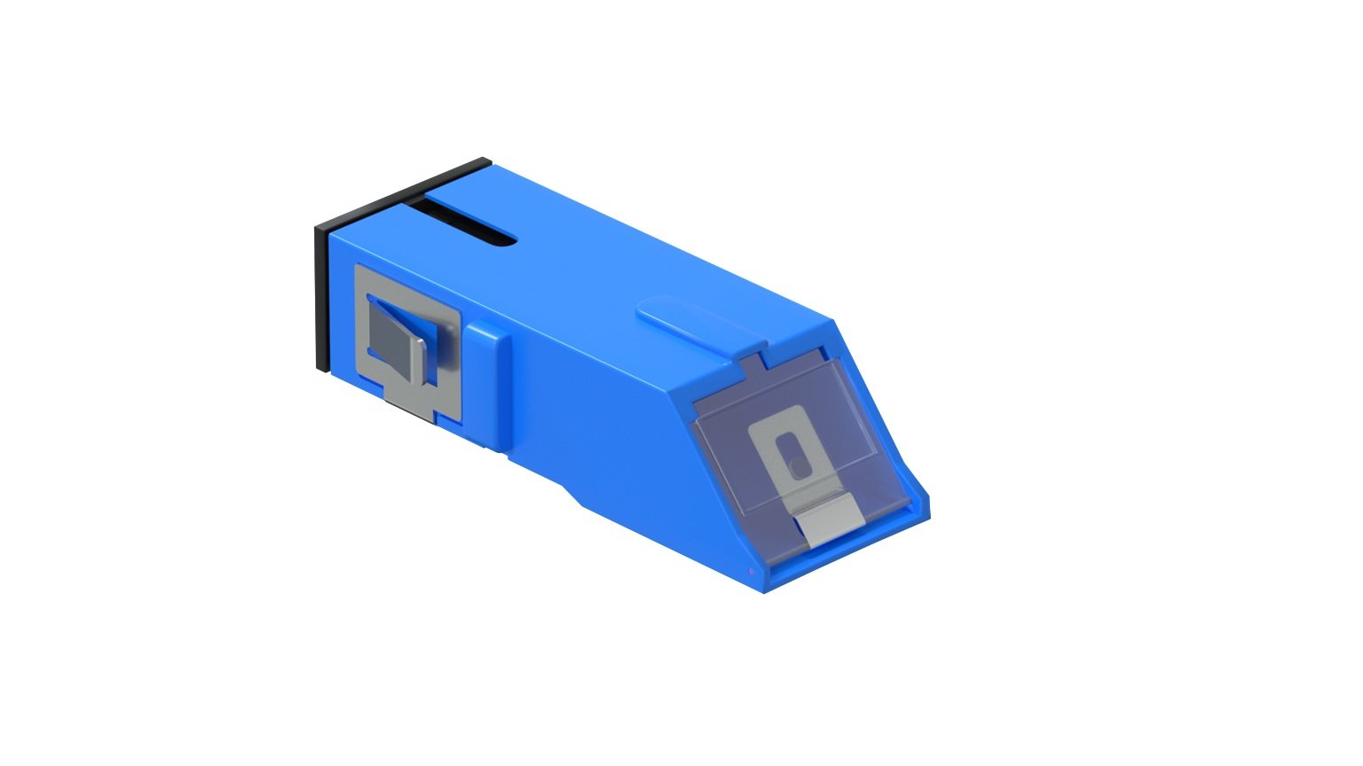 ACOPLADOR - ADAPTADOR DE FIBRA COM SHUTTER SC/UPC