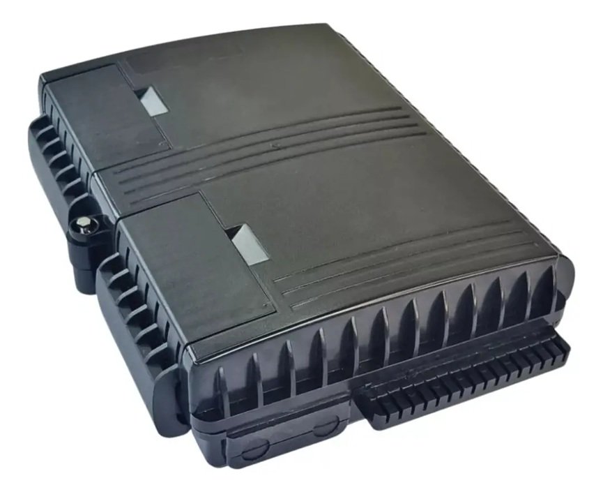 CAIXA CTO DUPLA TRAVA 16 SAIDAS MONTADA 1X8 SC/APC DAWNERGY