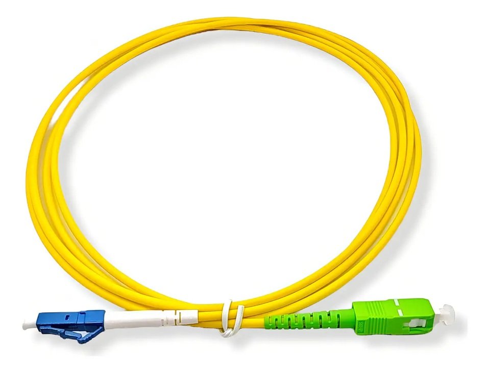 CORDÃO OPTICO SIMPLEX LC/UPC -SC APC 2M