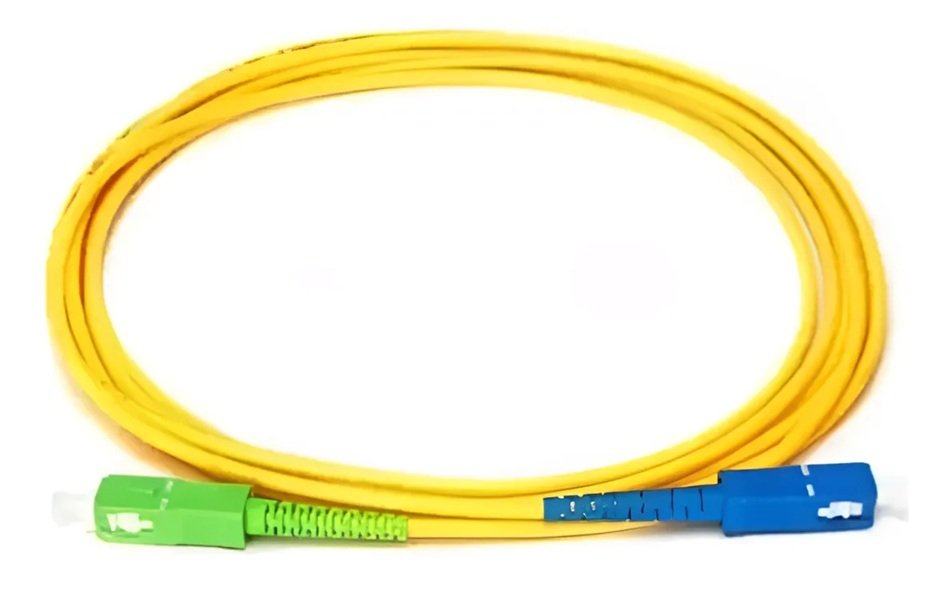 CORDÃO ÓPTICO SIMPLEX SC/APC- SC/UPC 2M