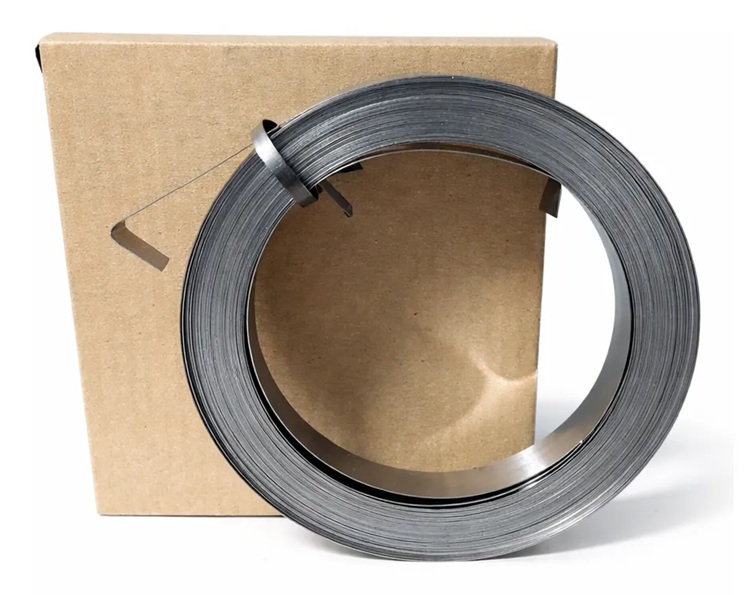 FITA DE AÇO INOX 430 3/4 ROLO 25 METROS 