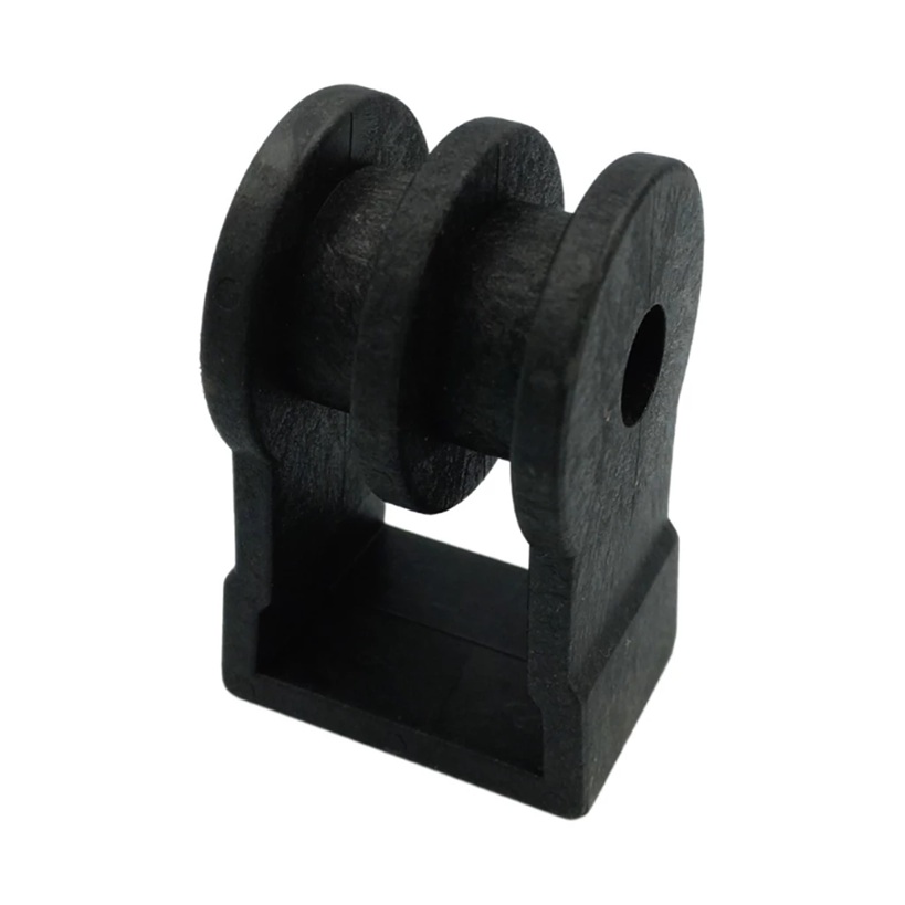 SUPORTE DUPLO ROLDANA UNIVERSAL PRETO