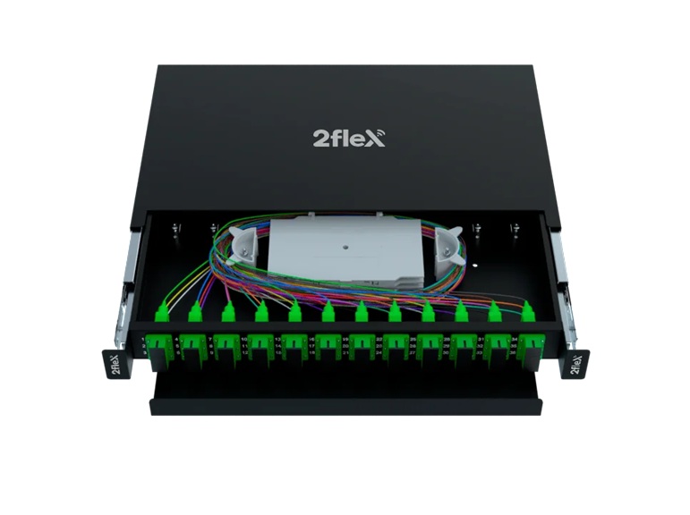 DIO - DISTRIBUIDOR INTERNO ÓPTICO 36FO SC/APC - 2FLEX